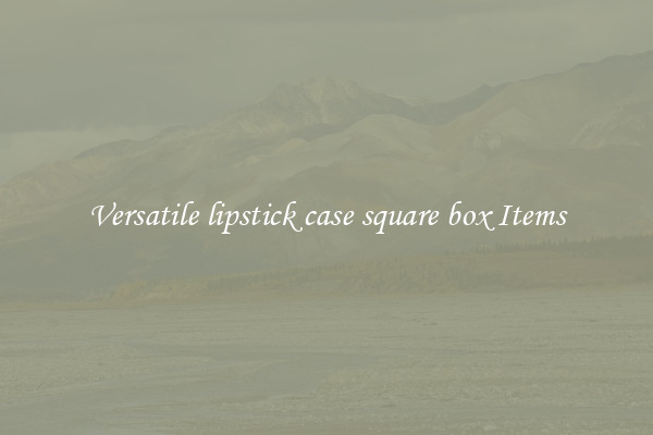 Versatile lipstick case square box Items