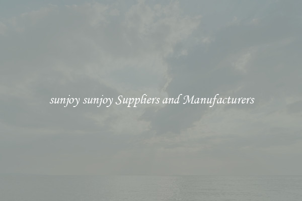 sunjoy sunjoy Suppliers and Manufacturers