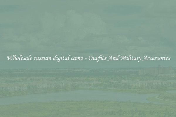 Wholesale russian digital camo - Outfits And Military Accessories