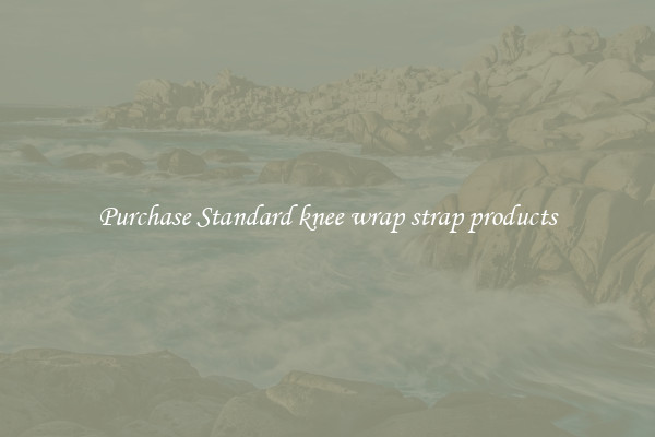 Purchase Standard knee wrap strap products