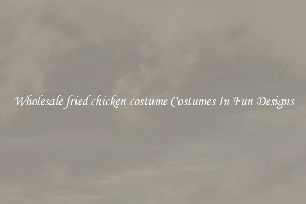 Wholesale fried chicken costume Costumes In Fun Designs